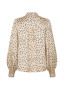 Astrida flower jaquard blouse creme 