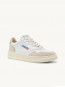 Medalist low wmns sneaker suede wht bud green 