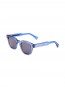 Austin sunglass transparent blue grey 