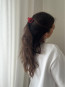 Ava clip candy red 