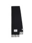 Baby alpaca scarf black 
