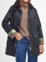 Barbour long beadnell jacket sage 