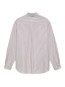 Beach shirt white red stripe 