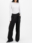 Benja flares pinstripe 