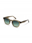 Billie sunglass tortoise green 