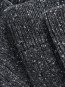 Bjarki neps socks charcoal melange OS