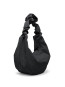 Moon bag ruffle black OS