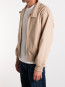 Blouson zippé beige 