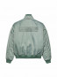 Bomber jacket shiny aqua 
