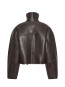Bonded leather jacket mole 