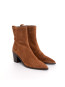 Booties tabac suede 
