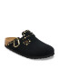Boston rivet sandals suede black 39