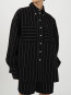 Brino shirt black stripe 