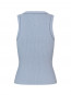 Callis-m connor knit top steel blue 