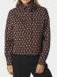 Callisa dot jacket brown 