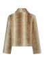 Camina faux fur jacket beige 