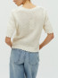 Carla-m eloven knit shirt sugar L
