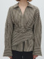 Chechi merolda-m scarf smoked olive 