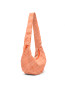 Moon bag ruffle vichy hot coral 