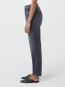 Pedal pusher jeans dark grey 