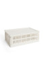 Colour crate lid L off white 
