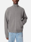 Core zip-up sweater grey mel 