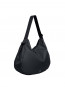 Curved bag monochrome black 