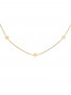 Daisy necklace gold 