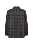 Dalma flannel check shirt warm grey 