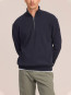 Danny half zip pullover navy blue 