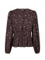 Delphine flowerbunch blouse choco plum 