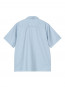 Delray shirt tencel frosted blue 