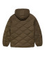 Detachable sleeves jacket brown 