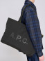 Diane shopping bag reversible khaki black 