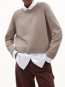 Diliriaa reglana knit sweat cinnamon S
