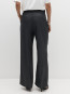 Double pleated trouser charcoal 