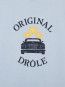 Drole car palms t-shirt baby blue 
