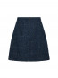 Eilo denim structure skirt dk blue M