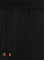 Elastic waist pantsa black 