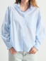 Elu 06a bluse rayures bleu 