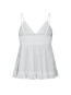 Elvena s voile top white 