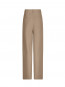 Emmett structure pant dark taupe 