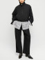 Enya jacket black mel 