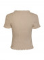 Esla frill knit tee sand S