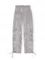 Washed satin pant frost gray 