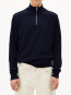 Faabes zip shirt black 
