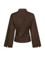 Fenli small check shirt aubergine 