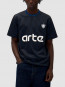 Football shirt black navy 