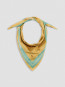 Foulard rayure monogram mustard 