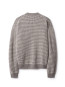 Fox head waffle stitch cardigan moon beige 